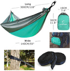 Exclusive Backpacking Hammock — Green + gray — Alternate View 8