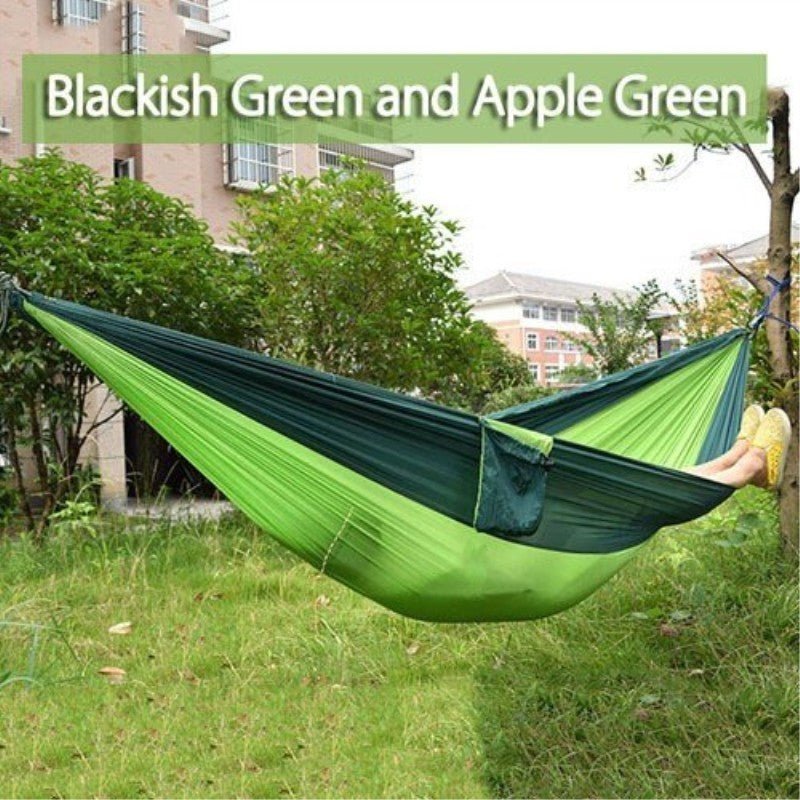Exclusive Backpacking Hammock — Green + gray — Alternate View 20