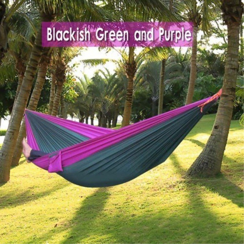 Exclusive Backpacking Hammock — Green + gray — Alternate View 30