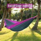Exclusive Backpacking Hammock — Green + gray — Alternate View 30