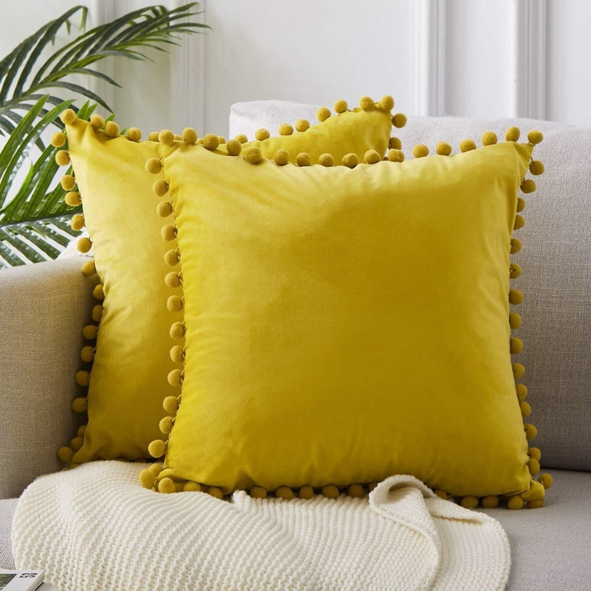 Exclusive Ball Lace Pillow | Decorative Elegance & Comfort — White — Size 40x40xm — Alternate View 9