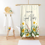 Exclusive Green Plant Print Waterproof Shower Curtain — YLYYO01 — Size 150x180CM — Alternate View 26