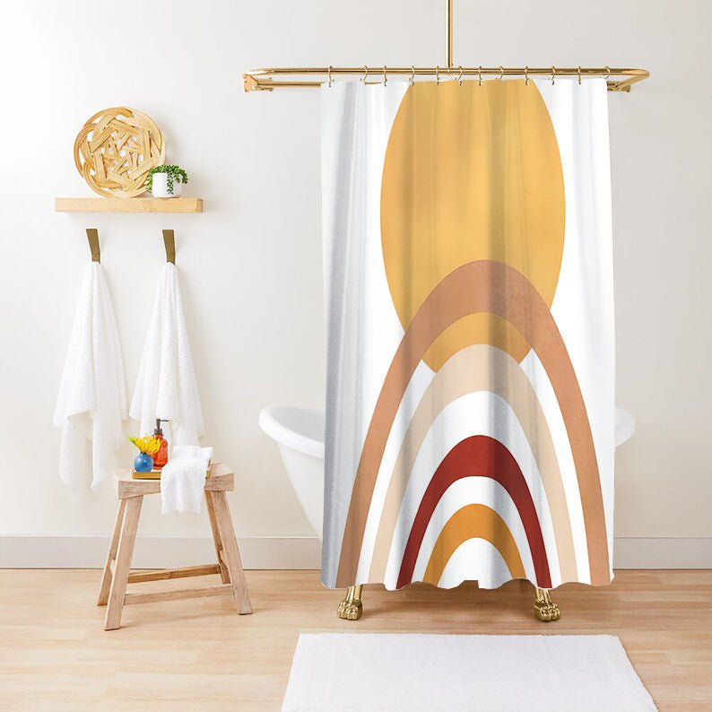 Exclusive Green Plant Print Waterproof Shower Curtain — YLYYO01 — Size 150x180CM — Alternate View 18
