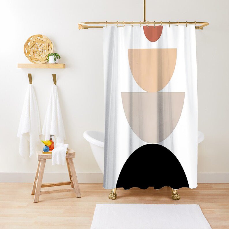 Exclusive Green Plant Print Waterproof Shower Curtain — YLYYO01 — Size 150x180CM — Alternate View 7