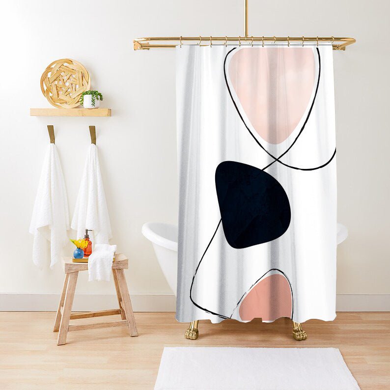 Exclusive Green Plant Print Waterproof Shower Curtain — YLYYO01 — Size 150x180CM — Alternate View 9