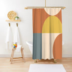 Exclusive Green Plant Print Waterproof Shower Curtain — YLYYO01 — Size 150x180CM — Detail View