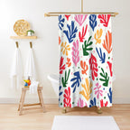 Exclusive Green Plant Print Waterproof Shower Curtain — YLYYO01 — Size 150x180CM — Alternate View 23