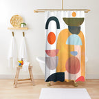 Exclusive Green Plant Print Waterproof Shower Curtain — YLYYO01 — Size 150x180CM — Alternate View 17