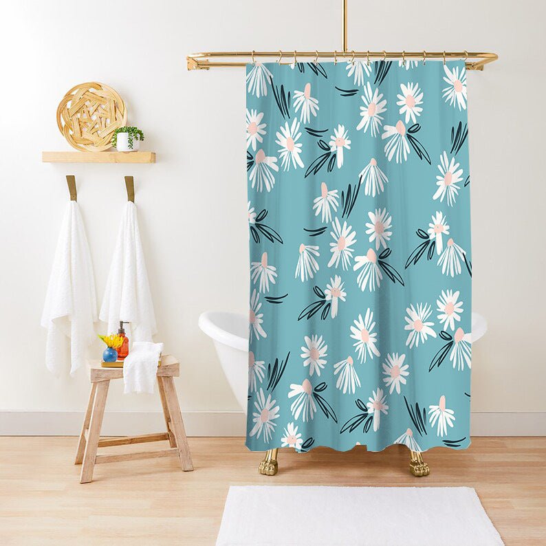 Exclusive Green Plant Print Waterproof Shower Curtain — YLYYO01 — Size 150x180CM — Alternate View 22