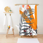 Exclusive Green Plant Print Waterproof Shower Curtain — YLYYO01 — Size 150x180CM — Alternate View 8