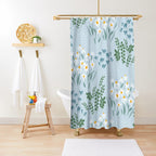 Exclusive Green Plant Print Waterproof Shower Curtain — YLYYO01 — Size 150x180CM — Alternate View 13