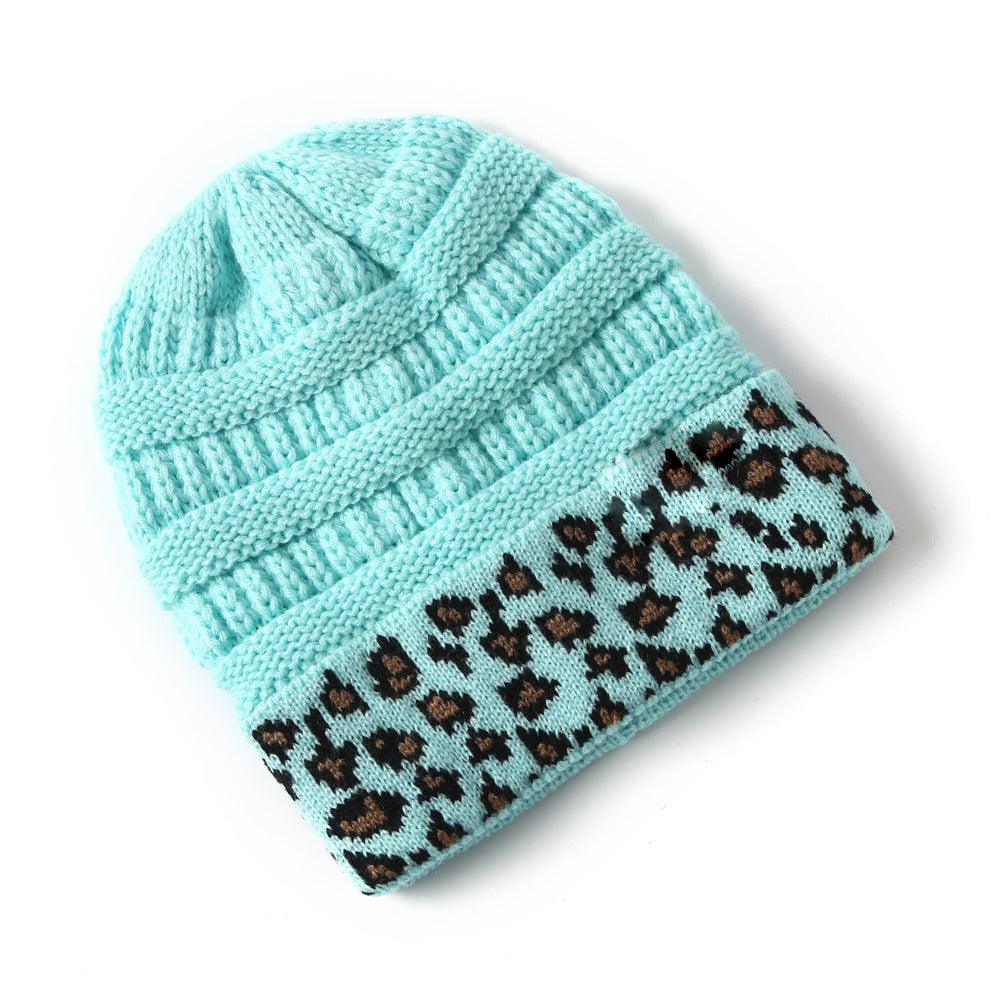 Exclusive Women's Leopard Print Knit Beanie — Beige — Size One Size — Alternate View 15