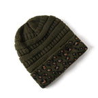 Exclusive Women's Leopard Print Knit Beanie — Beige — Size One Size — Alternate View 14