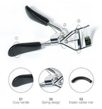 Exclusive Beauty Wide Angle Eyelash Curler — Silver — Back View