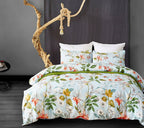 Exclusive Bedding US Size Cross-border Three-piece Set — 7988 — Size Pillowcase And Quilt Cover — Back View