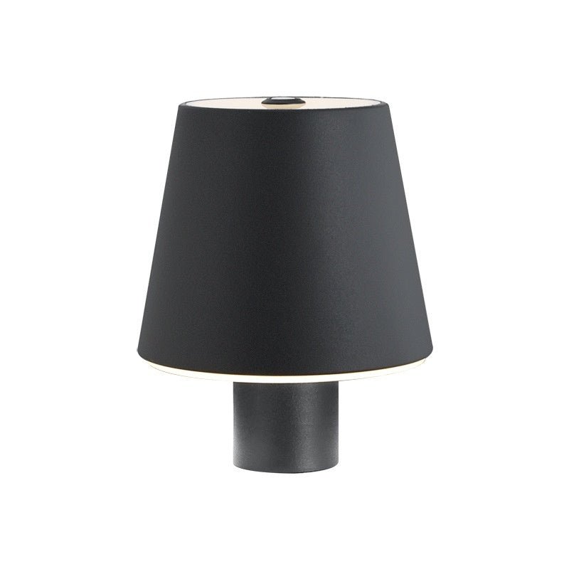 Exclusive Advanced Dimmable Table Lamp with Touch Control — Sand Black Plastic — Detail View