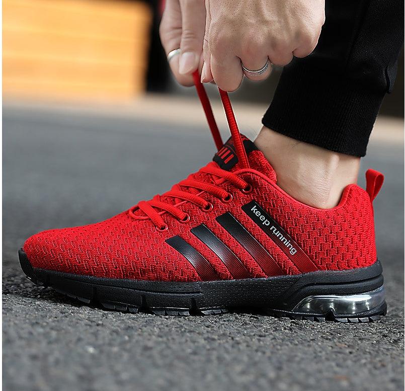 Exclusive Couple Running Shoes | Breathable Mesh — Black ash 8877 — Size 36 — Detail View