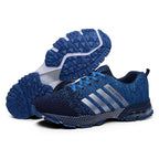 Exclusive Couple Running Shoes | Breathable Mesh — Black ash 8877 — Size 36 — Back View