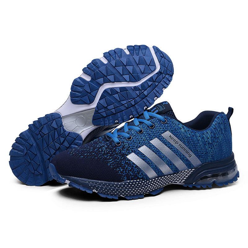 Exclusive Couple Running Shoes | Breathable Mesh — Black ash 8877 — Size 36 — Back View