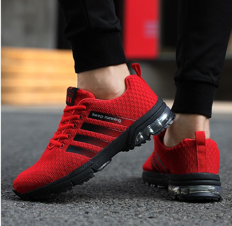 Exclusive Couple Running Shoes | Breathable Mesh — Black ash 8877 — Size 36 — Alternate View 13