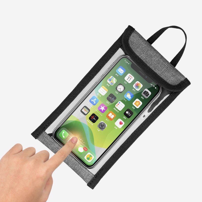 Exclusive Bicycle Front Beam Storage Bag — Grey — Size One size — Detail View