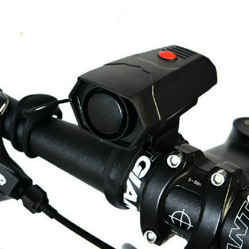 Exclusive Bicycle electronic horn — Black — Front View