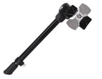 Exclusive Adjustable Alloy Bicycle Kickstand — White — Top View