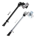 Exclusive Adjustable Alloy Bicycle Kickstand — White — Front View