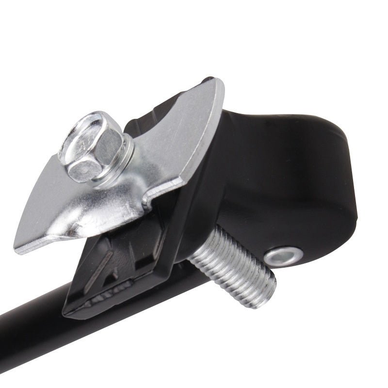 Exclusive Adjustable Alloy Bicycle Kickstand — White — Detail View