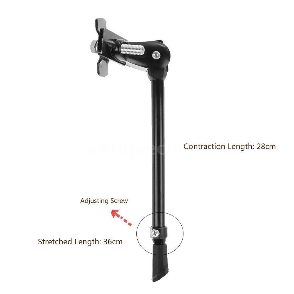 Exclusive Adjustable Alloy Bicycle Kickstand — White — Lifestyle View