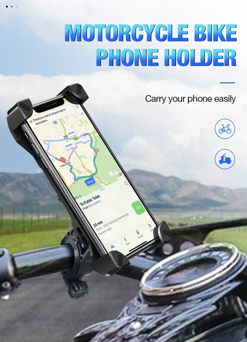 Exclusive Bicycle navigation mobile phone bracket — Black — Alternate View 7