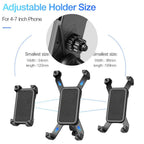 Exclusive Bicycle navigation mobile phone bracket — Black — Top View