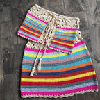 Exclusive Bikini Swim Skirt – Stylish & Comfortable — Apricot — Size One size — Detail View