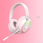 Exclusive Extra Bass Bluetooth Headset | Wireless Deep Bass Headphones — Beige — Back View