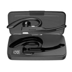 Exclusive Bluetooth Headset Single Hanging Ear Type Business Model — Black — Size YYK525 with warehouse — Top View