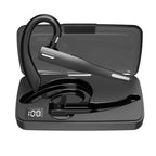 Exclusive Bluetooth Headset Single Hanging Ear Type Business Model — Black — Size YYK525 with warehouse — Side View