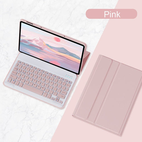 Exclusive Bluetooth Keyboard Holster Tablet Case — Black — Size Keyboard — Width Mi Pad 5or5 Pro — Side View