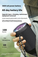 Exclusive Bluetooth Speaker | Portable Wireless Rich Bass — Black Standard Edition — Alternate View 13