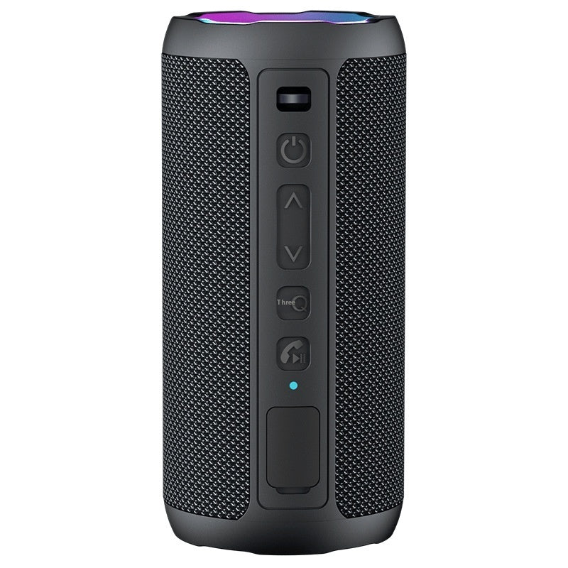 Exclusive Bluetooth Speaker | Portable Wireless Rich Bass — Black Standard Edition — Front View