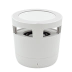 Exclusive Vintage Wood Grain Subwoofer — White — Size 5W — Width USB — Side View