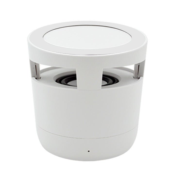 Exclusive Vintage Wood Grain Subwoofer — White — Size 5W — Width USB — Side View
