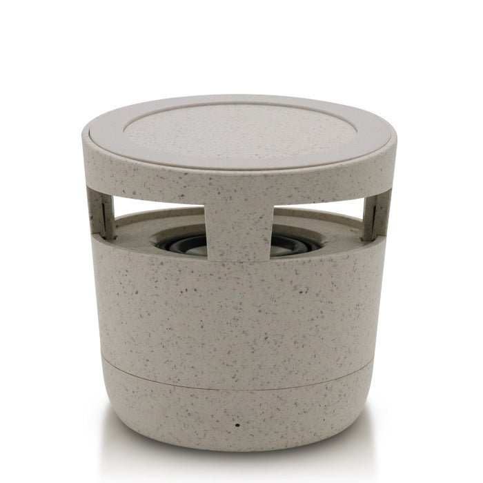 Exclusive Vintage Wood Grain Subwoofer — White — Size 5W — Width USB — Detail View