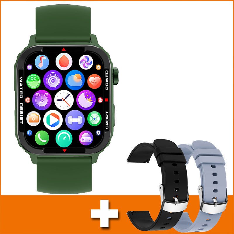 Exclusive Bluetooth Sports Smartwatch | Fitness Tracker Heart Rate — Black — Size Watch Only — Back View