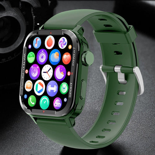 Exclusive Bluetooth Sports Smartwatch | Fitness Tracker Heart Rate — Black — Size Watch Only — Front View