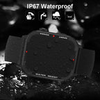 Exclusive Bluetooth Sports Smartwatch | Fitness Tracker Heart Rate — Black — Size Watch Only — Alternate View 12