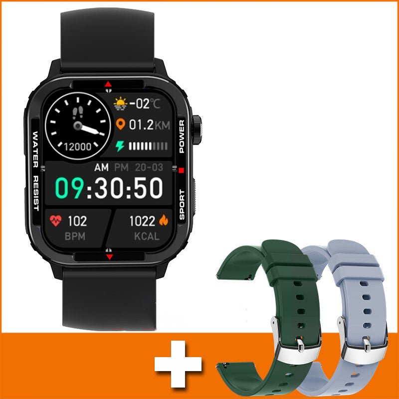 Exclusive Bluetooth Sports Smartwatch | Fitness Tracker Heart Rate — Black — Size Watch Only — Lifestyle View