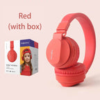 Exclusive Bluetooth Wireless Internet Class TF Card Plug-in Headset — Red — Back View