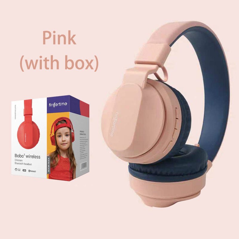Exclusive Bluetooth Wireless Internet Class TF Card Plug-in Headset — Red — Top View
