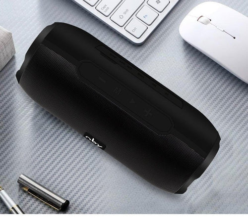 Exclusive Bluetooth wireless speaker — Silver — Side View