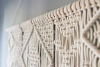 Exclusive Bohemian Macrame Wall Hanging Tapestry Boho Nordic — Beige — Size Cotton rope — Alternate View 7